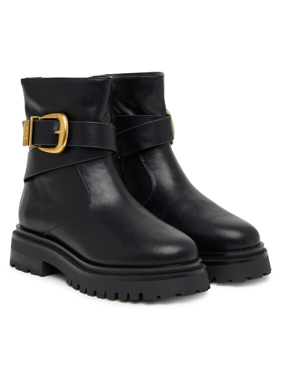 Steve Madden Členková obuv Steve Madden Lexs SM11003593 Čierna