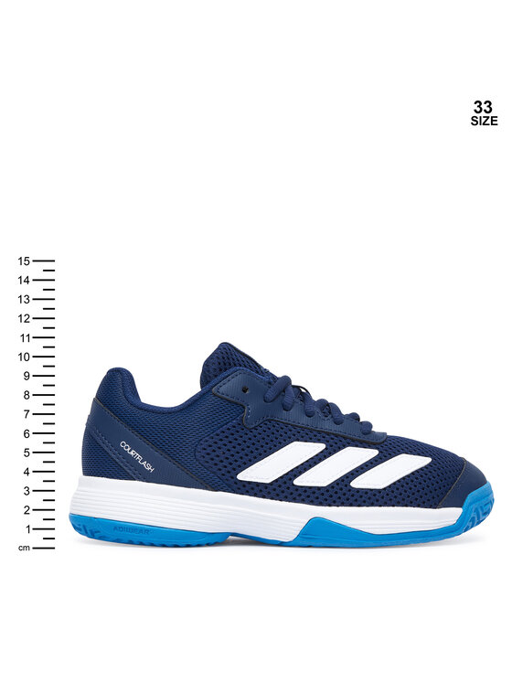 adidas Teniso batai adidas Courtflash Tennis Shoes Kids KK3857 Tamsiai mėlyna