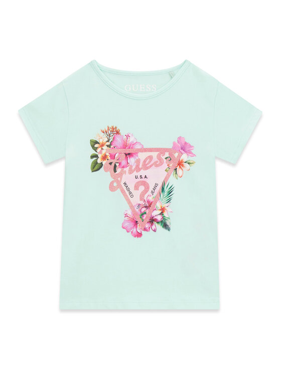 Guess Guess Camiseta K6GI02 K6YW4 Verde Regular Fit
