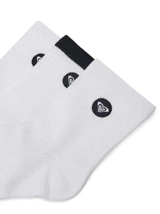 Roxy Κάλτσες μακριές Roxy CEO_AS_ROXY_02Z_AW26 (3-PACK) Λευκό