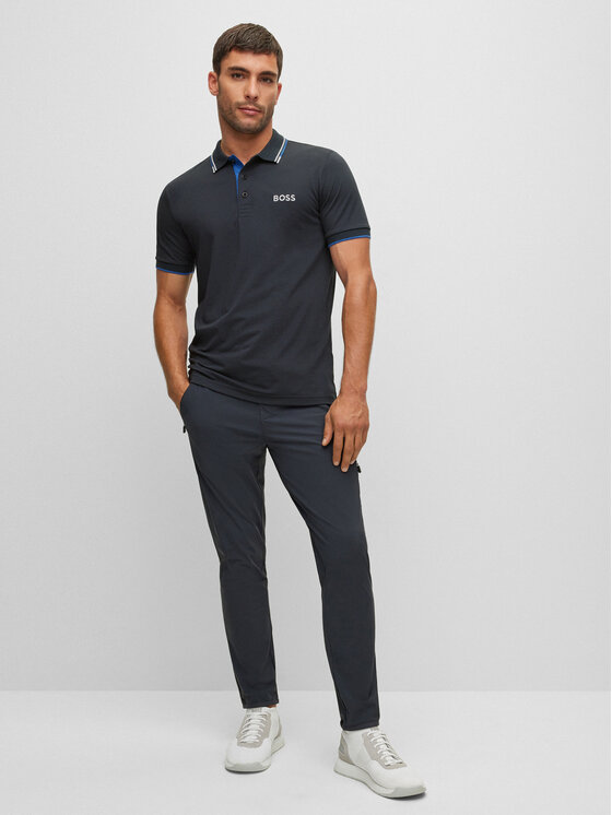 BOSS Boss Поло Paddy Pro 50469102 Cиній Regular Fit
