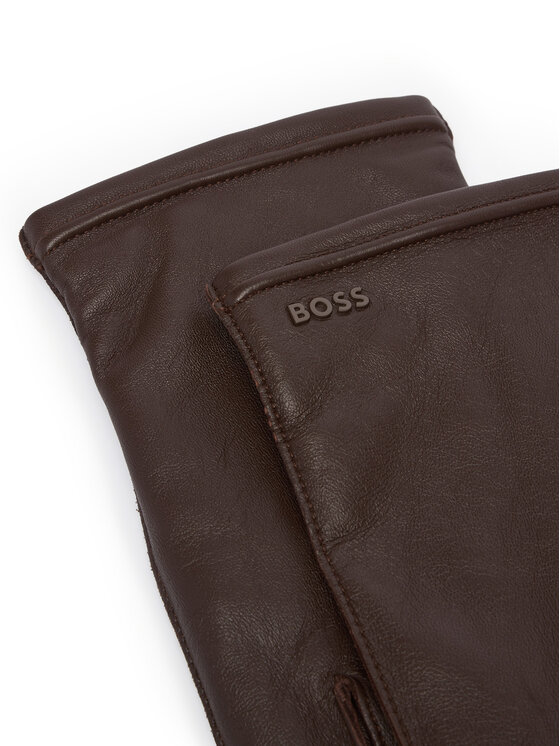 BOSS Guanti BOSS 50526680 Marrone scuro