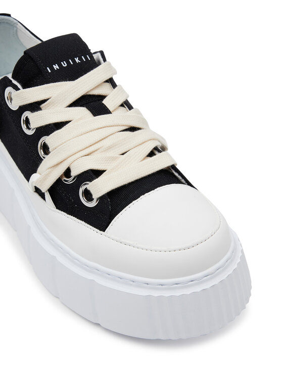 Inuikii Tornacipő Inuikii Matilda Canvas Low 30102-025 Fekete