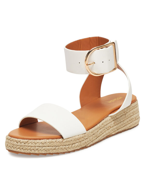 DeeZee Espadrile DeeZee QS276-1 Alb