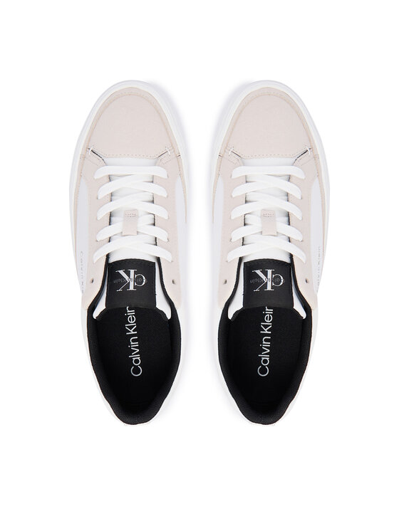 Calvin Klein Superge Calvin Klein Vulc Flatf Laceup HW0HW03086 Bela