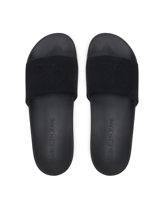 Calvin Klein Jeans Nazouváky Calvin Klein Jeans Slide Hf Mono Cv YM0YM01282 Černá