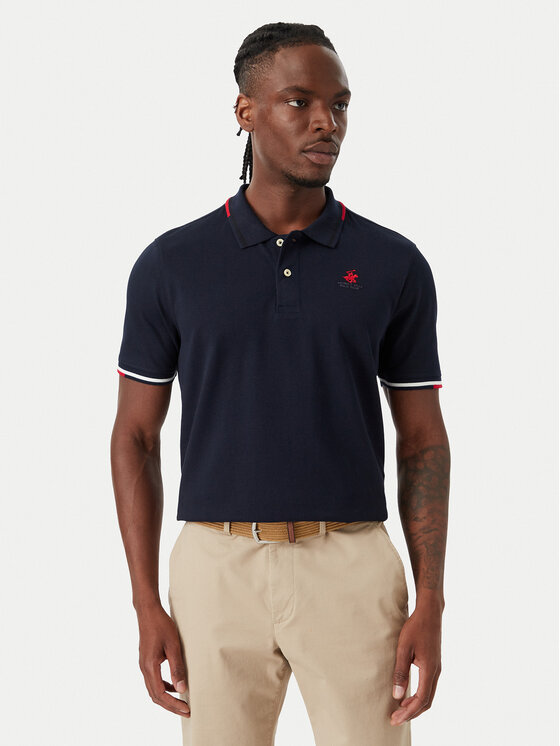 Beverly Hills Polo Club Beverly Hills Polo Club Polo P-SS26M-P2525 Azul marino Regular Fit