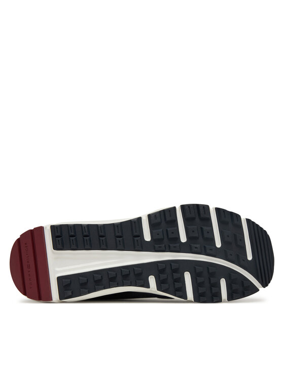 Tommy Hilfiger Sneakersy Tommy Hilfiger Outdoor Runner Mix FM0FM05574 Granatowy