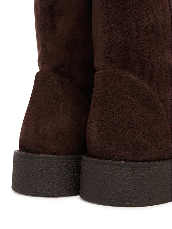 Clarks Botki Clarks Nella Bay 26327194 Brązowy ciemny