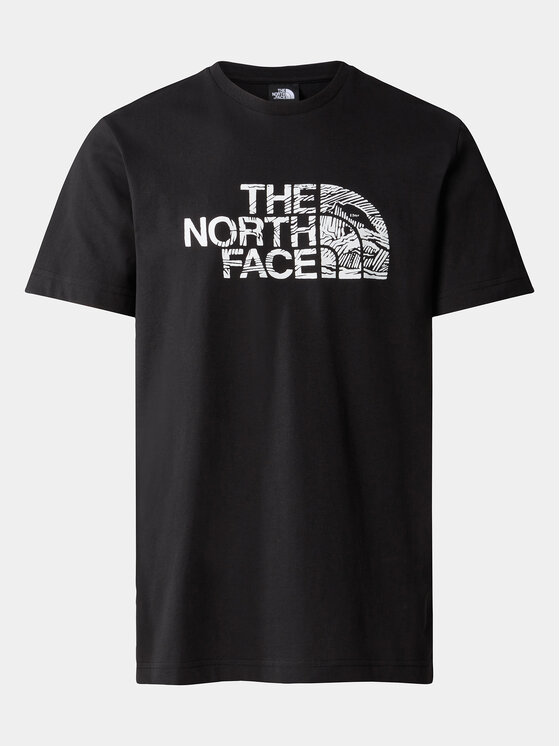 The North Face The North Face Camiseta Woodcut Dome NF0A87NX Negro Regular Fit