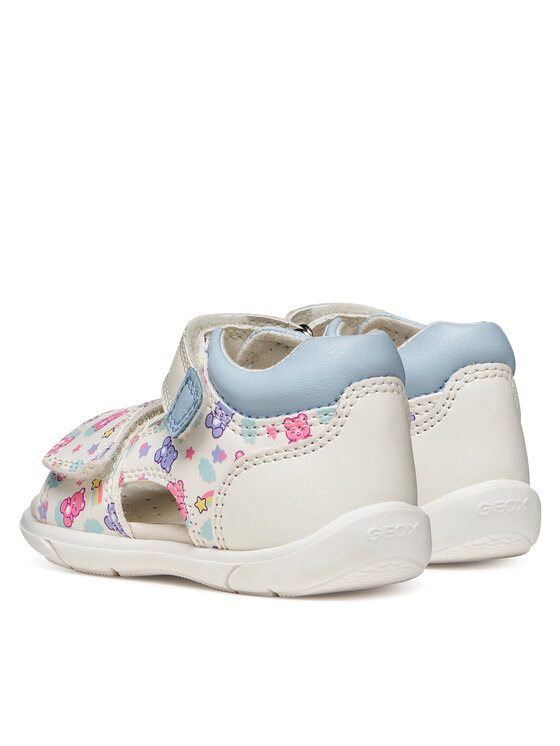 Geox Basutės Geox B Sandal Zapito Girl B556FC 05404 C0270 Balta