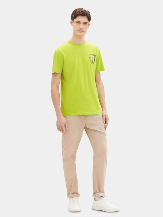 Tom Tailor Denim Tom Tailor Denim T-shirt 1040838 Verde Regular Fit