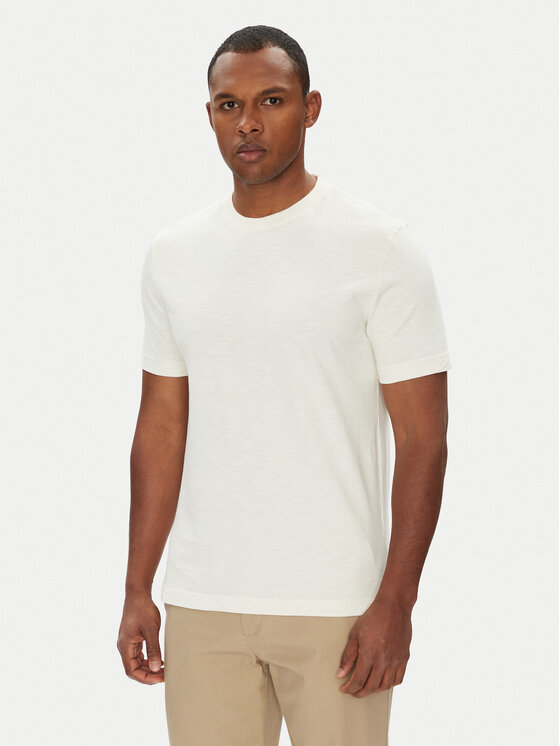 United Colors Of Benetton United Colors Of Benetton T-shirt 36JGU105U Beige Relaxed Fit