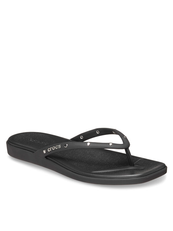 Crocs В'єтнамки Crocs Miami Studded Flip 211471 Чорний