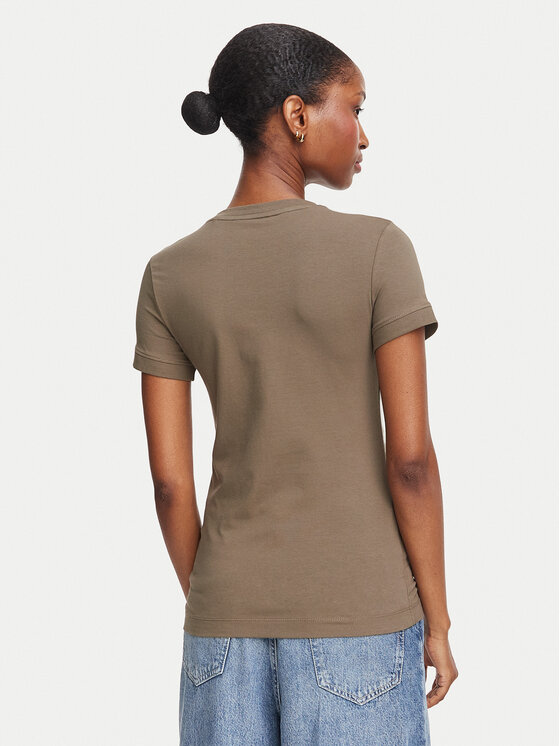 Guess Guess Camiseta W2YI44 J1314 Caqui Regular Fit
