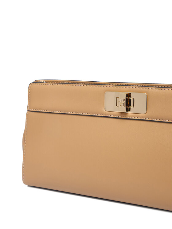 Tommy Hilfiger Дамска чанта Tommy Hilfiger Th Modern Clutch AW0AW18727 Светлокафяв