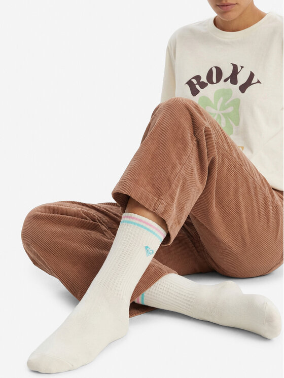 Roxy Довгі шкарпетки Roxy CEO_BR_ROXY_2032_W_AW25 (3 PACK) Білий