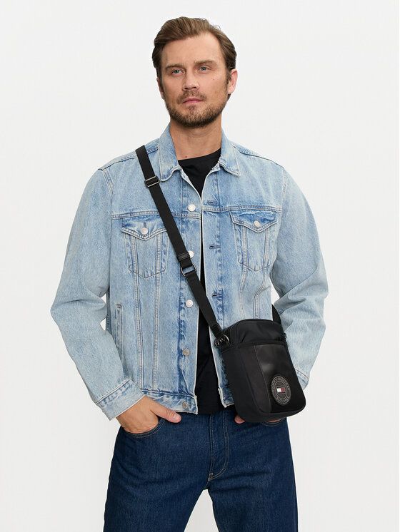 Tommy Hilfiger Τσαντάκι Tommy Hilfiger AM0AM12691 Μαύρο