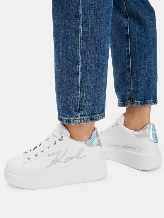 KARL LAGERFELD Sneakersy KARL LAGERFELD KL63510A Biały