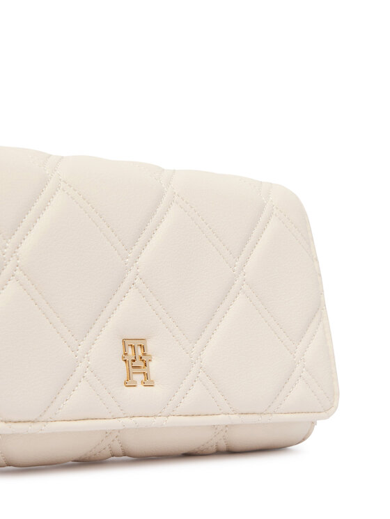 Tommy Hilfiger Bolso Tommy Hilfiger Th Feminine Wallet On Chain AW0AW18795 Crema
