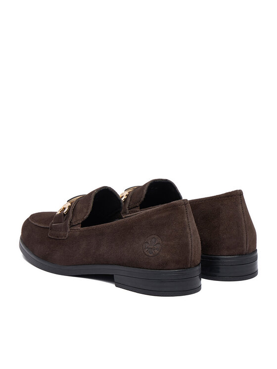 Rieker лоуфъри с дебела подметка Rieker CEO-46262-25 Тъмнокафяв