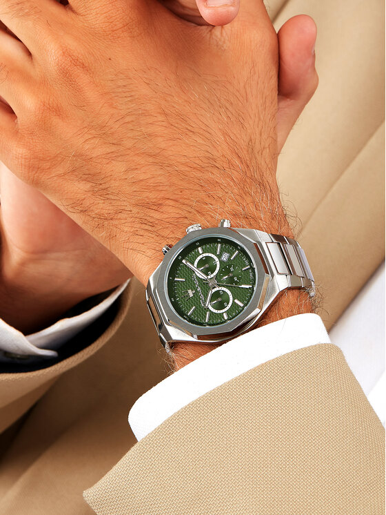 Maserati Hodinky Maserati Stile  R8873642011 Strieborná