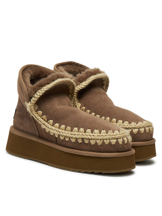 Mou Снігоходи Mou Mini Eskimo Platform Boot FW681000A Коричневий