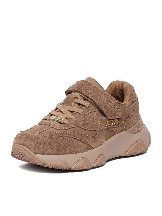 Guess Sneakersy Guess EO-CP40GG24W2026 Tmavo béžová