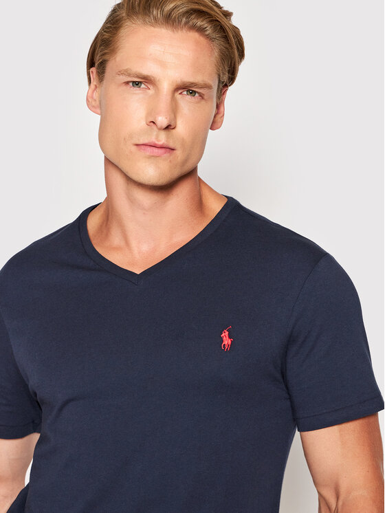 Polo Ralph Lauren Polo Ralph Lauren Футболка 710671453091 синій Custom Slim Fit