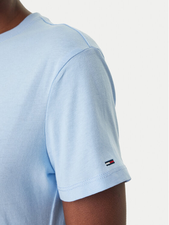 Tommy Jeans Tommy Jeans Camiseta DW0DW22277 Celeste Regular Fit