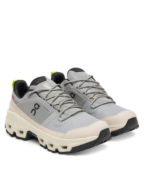 On Trekingová obuv On Cloudrock Low Wp 3WF10143317 Šedá