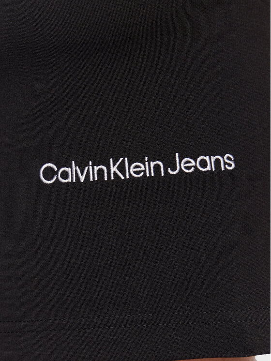Calvin Klein Jeans Calvin Klein Jeans Top J20J220788 Črna Slim Fit