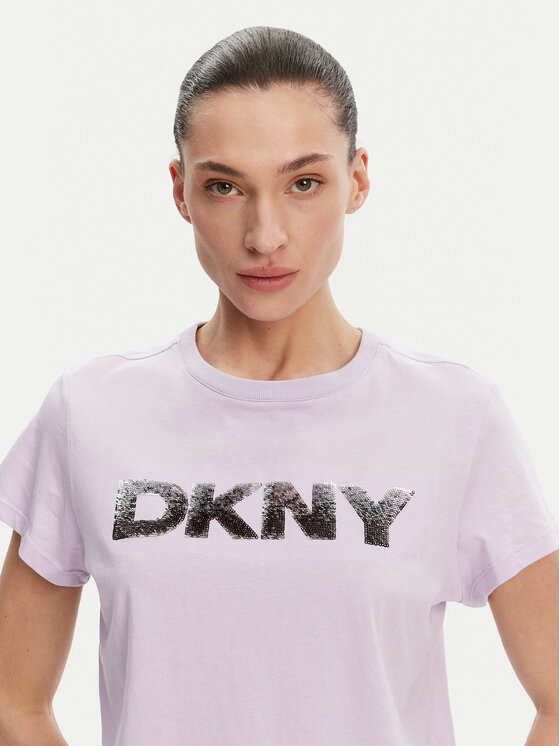 DKNY Sport DKNY Sport Футболка DP4T1035 Фіолетовий Regular Fit