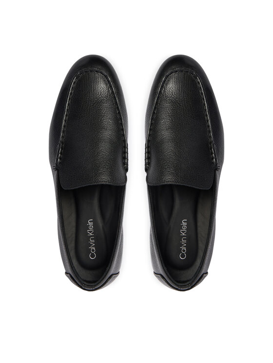 Calvin Klein Loaferice Calvin Klein Low Prof Loafer Txt Lth HM0HM02175 Crna