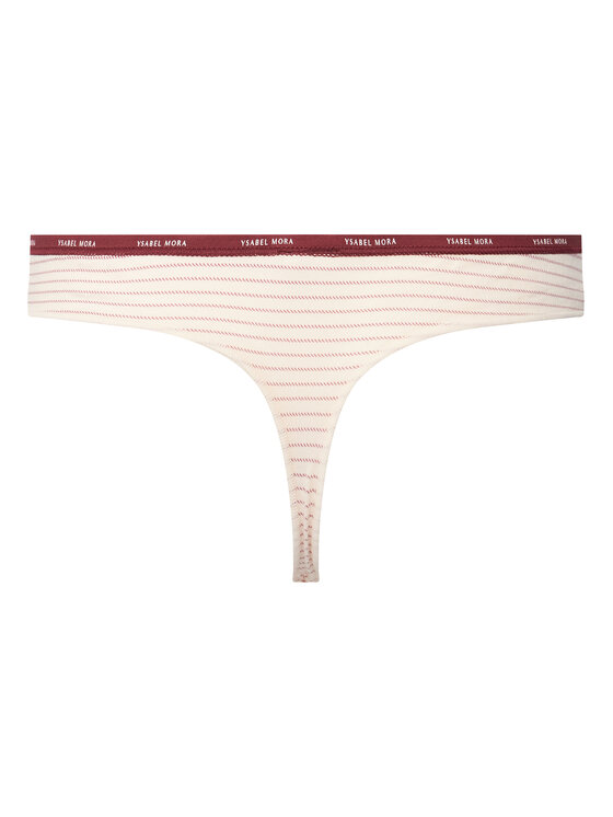 Ysabel Mora Ysabel Mora Conjunto de tangas 19007 Guinda/burdeos