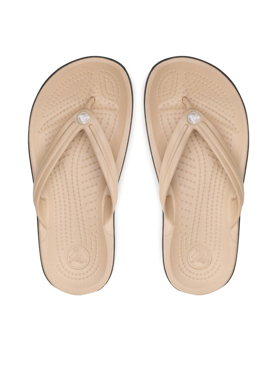Crocs Джапанки Crocs Crocband Flip 11033 Бежов