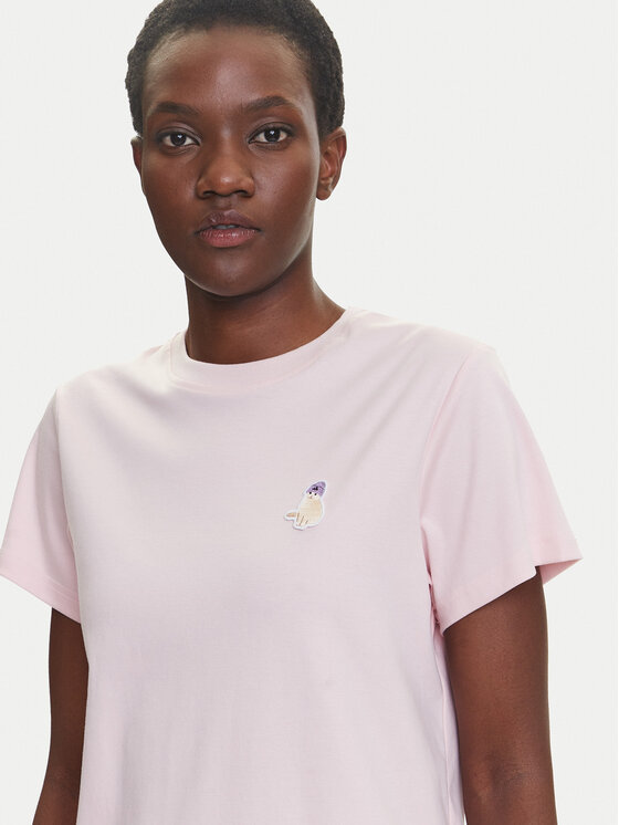 adidas adidas T-Shirt Cat Patch Graphic JV8514 Ροζ Regular Fit