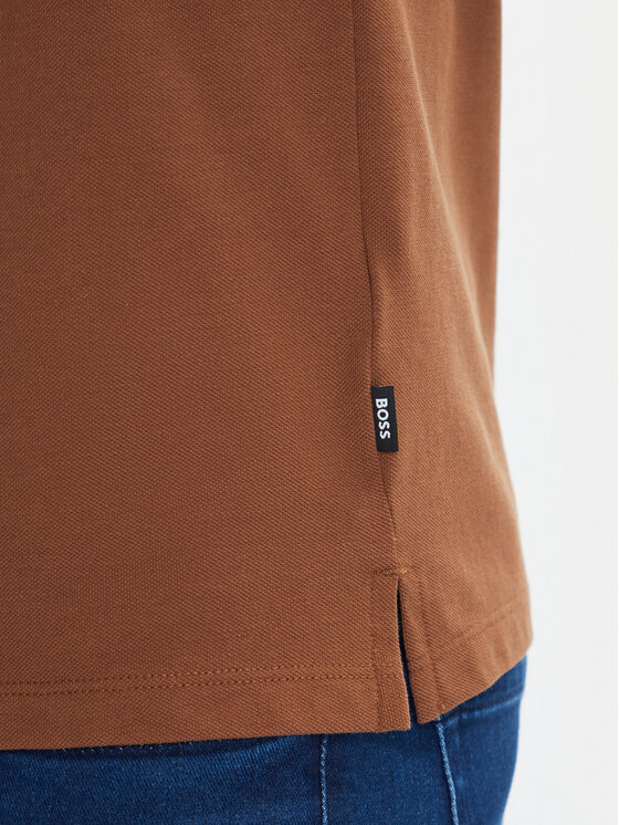 BOSS BOSS Pólóing Pallas 50468362 Bézs Regular Fit