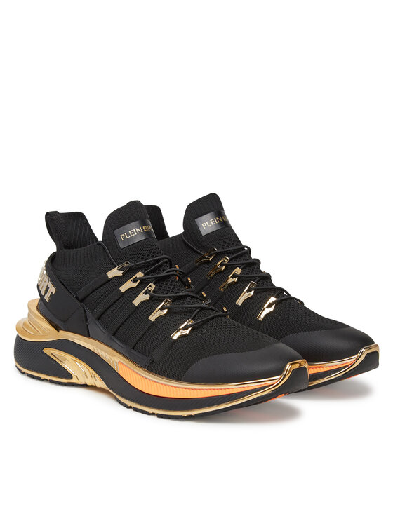 Plein Sport Sneakersy Plein Sport Runner Chrome Surfer PADS USC0579 STE003N Čierna