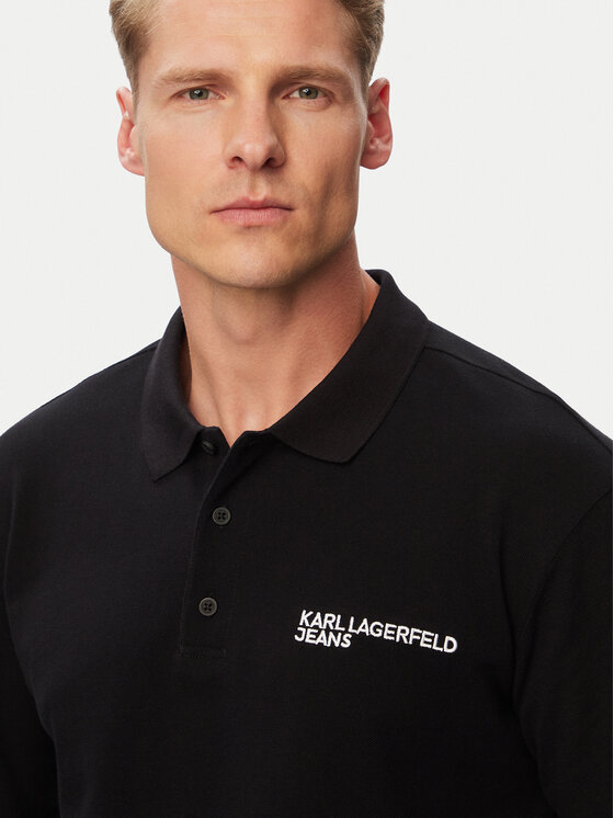Karl Lagerfeld Jeans Karl Lagerfeld Jeans Polo B3M17036 Negro Relaxed Fit