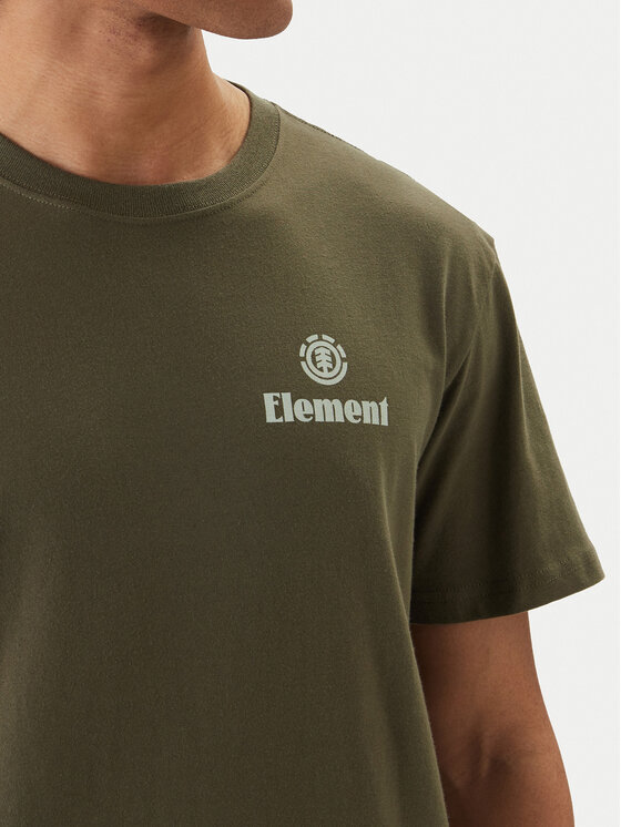 Element Element Camiseta Epic ELYZT00578 Caqui Regular Fit
