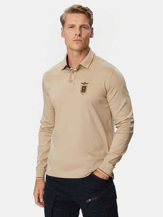Aeronautica Militare Aeronautica Militare Polo 262PO1940UJ00663 Marrón Regular Fit