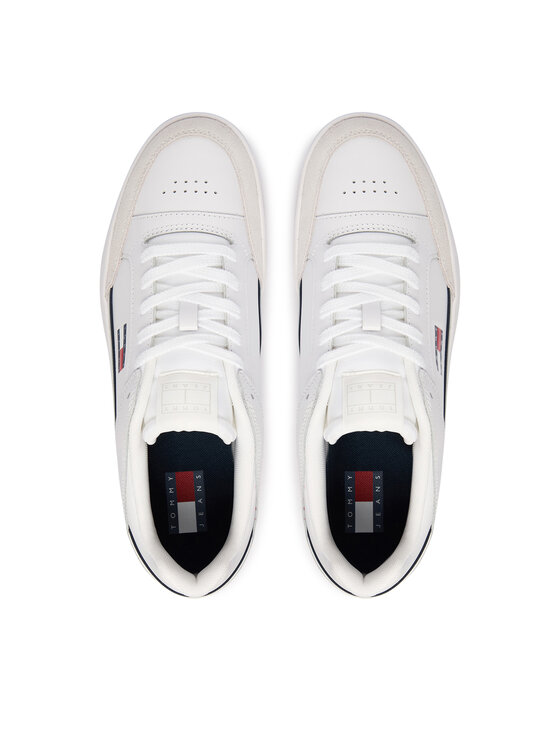 Tommy Jeans Sneakers Tommy Jeans Tjm Cupsole Leather EM0EM01660 Alb