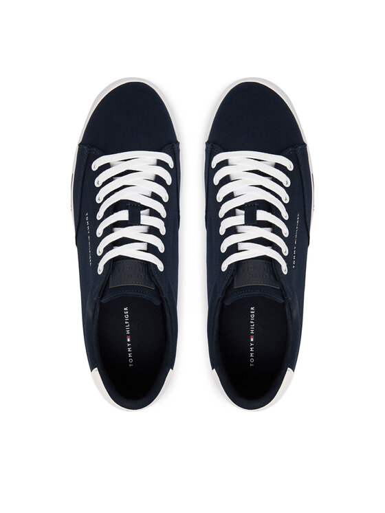 Tommy Hilfiger Πάνινα παπούτσια Tommy Hilfiger Vulc Core Rwb Long FM0FM05813 Σκούρο μπλε