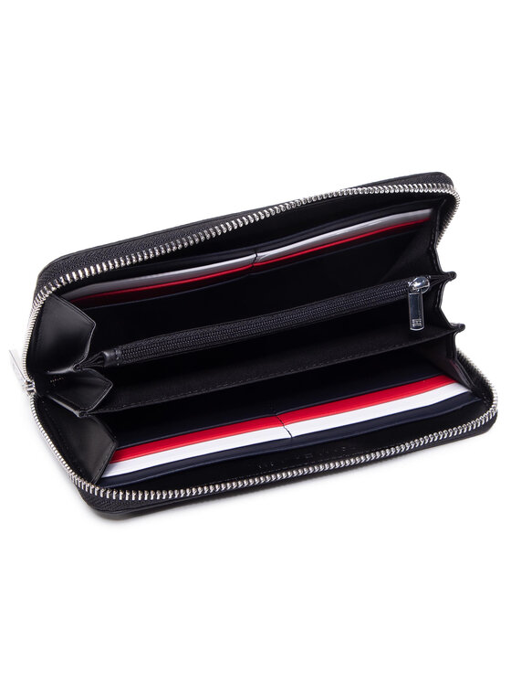 Tommy Hilfiger Denarnica Tommy Hilfiger Th Core Lrg Za Wallet AW0AW08489 Črna