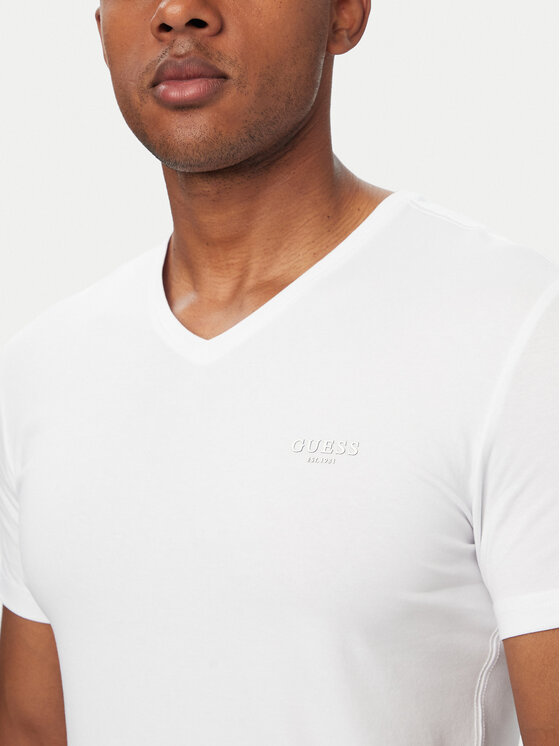 Guess Guess Camiseta M6YI32 K3735 Blanco Extra Slim Fit