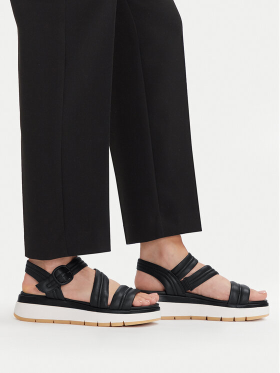 Clarks Босоніжки Clarks Tuscan Strap 26181473 Чорний