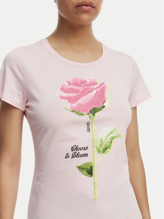 Liu Jo Liu Jo Camiseta WA6477 JS923 Rosa Regular Fit