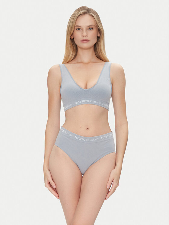 Tommy Hilfiger Tommy Hilfiger Klasszikus magas derekú alsó UW0UW05724 Kék
