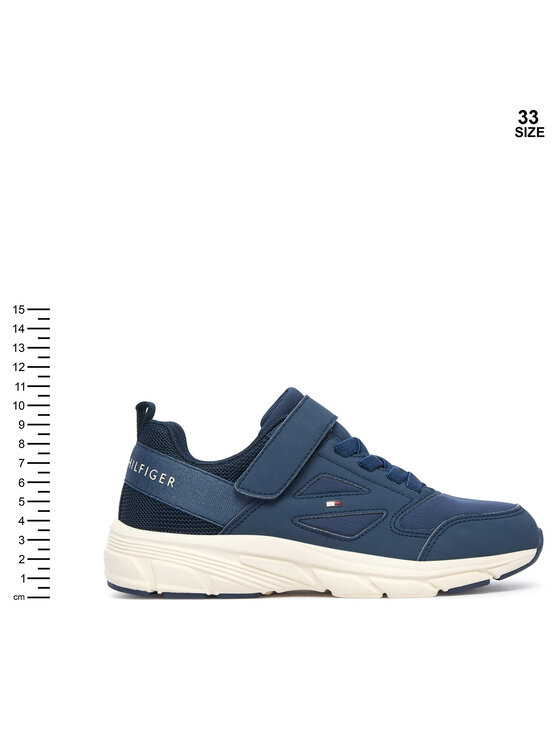 Tommy Hilfiger Sneakersy Tommy Hilfiger T3X9-35268-1961800 S Granatowy